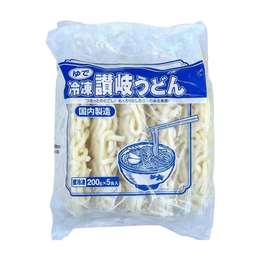 [สินค้าส่งด่วน] โกเบบุสซัน ซานูกิอุด้งแช่แข็ง 200 กรัม แพ็ค 5 KOBEBUSSAN FROZEN SANUKI UDON 200 G PACK 5