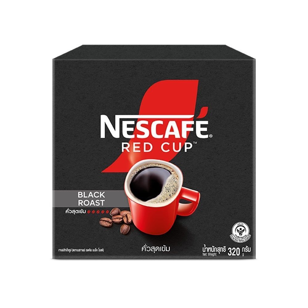 [สินค้าส่งด่วน] เนสกาแฟ เรดคัพ แบล็คโรสต์ 320 กรัม NESCAFE RED CUP BLACK ROAST 320 G.