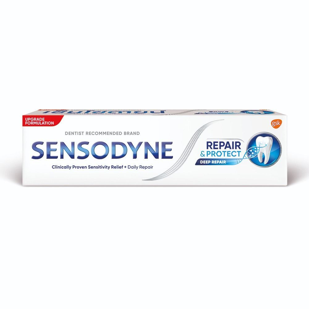 [สินค้าส่งด่วน] เซ็นโซดายน์ยาสีฟัน รีแพร์ ไวท์ 100 ก. SENSODYNE REPAIR PROTECT WHITENING 100G