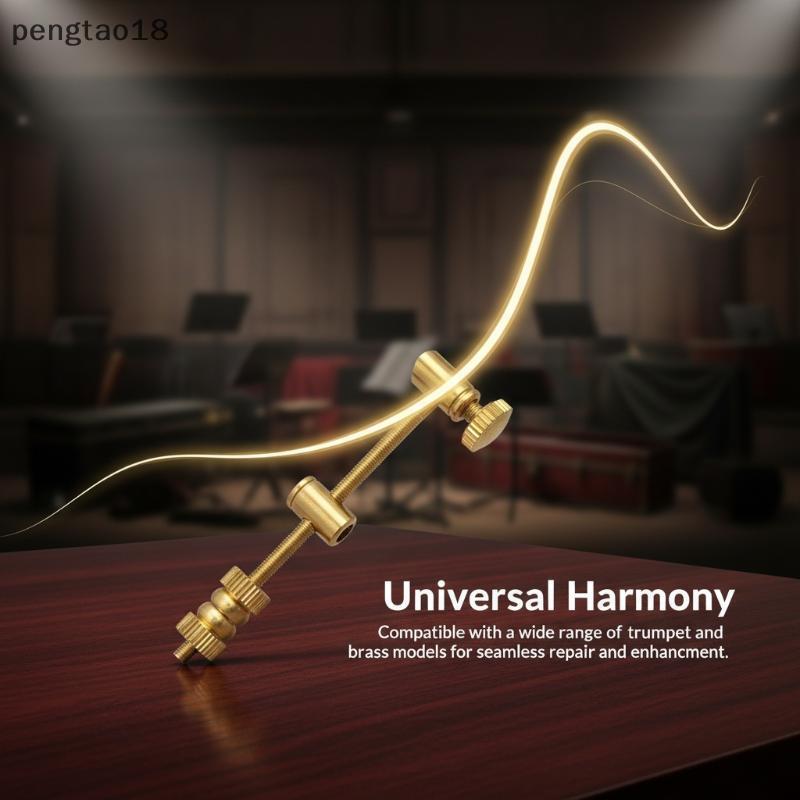 [PGO] 2 ชิ้น et Brass Voice Tube Adjustment Rod Set Handy Tuning Slide Tool สําหรับ Fast Maintenance