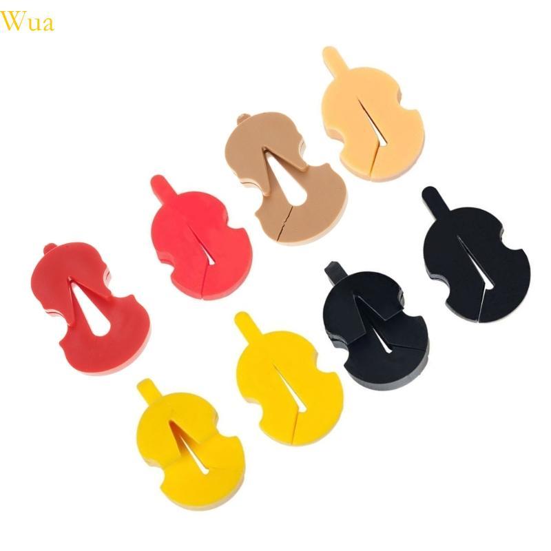 Wua ยางนุ่มไวโอลินฝึก Mute Cello Mute Stringed Instrument Silencers