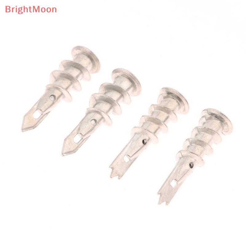BrightMoon 10 ชิ้นสังกะสีโลหะผสมเหล็ก Self-Drill Anchor 13*41 มม.Splatterboard Drywall Anchor Hollow
