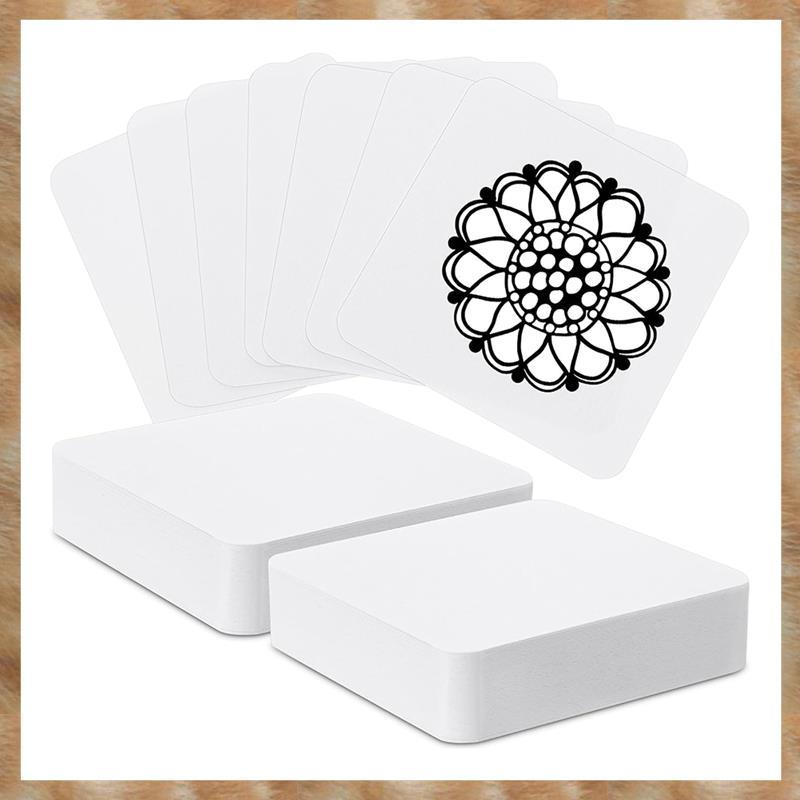 [KYG] สําหรับ Calligrapher สีน้ํา Sketch Supplies 100 ชิ้นกระเบื้องศิลปิน S 3.5 "X 3.5" กระเบื้องกระ