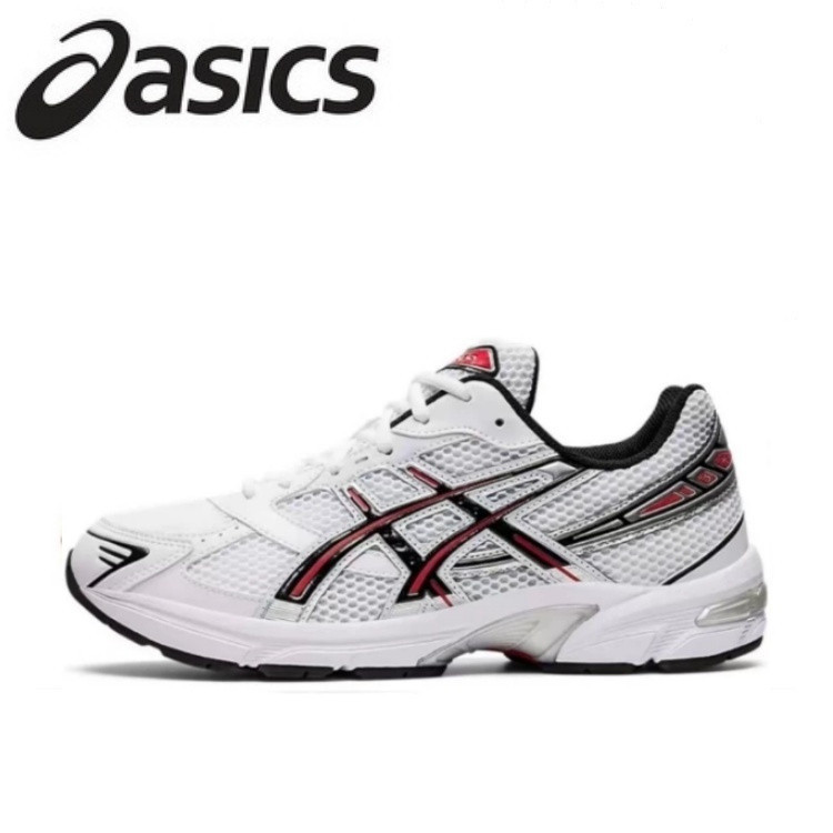 ASICS GEL 1130 รองเท้าผ้าใบสไตล์ผู้ชายผู้หญิงดีไซน์ย้อนยุคสีแดงสไตล์ต่ํา F1QO
