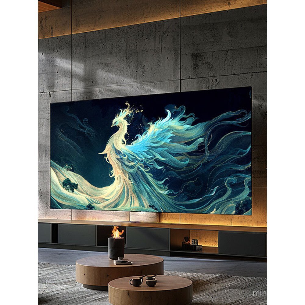 TCL Thunderbird วอลล์เปเปอร์บางเฉียบขนาด 85 นิ้วสติ๊กเกอร์ติดผนังไม่มีรอยต่อแบบบูรณาการ 4K144Hz High