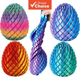 3D Printed Dragon Egg Fidget Toy Articulated Flexible Strange Toys Small Gift Ideas Birthday Gift for Boy Graduation Gift Mother's Day The Final Item Weird Toys Sensory Toy Fidget Toys 3D Printed Toy