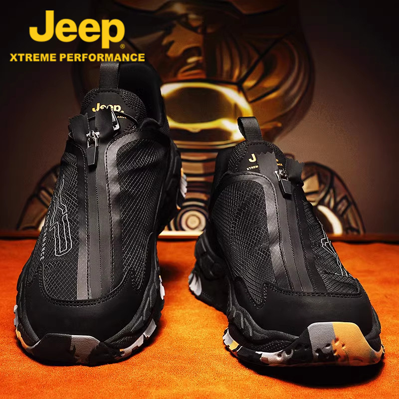 Jeep Jeep Daddy รองเท้าผู้ชายรองเท้าฤดูร้อน Breathable Mountaineering กลางแจ้ง Casual กีฬารองเท้าผู้
