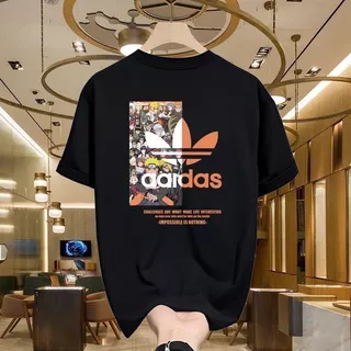 COD✅【จัดส่งจากกรุงเทพ】เสื้อยืดชาย ไม่หดตัว ผ้าฝ้าย เสื้อยืดแขนสั้น สวมใส่สบาย สไตล์ถนน