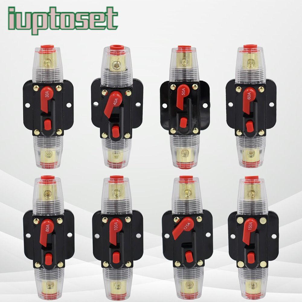 IUPTOSET DC Resettable Circuit Breaker ประกันรีเซ็ต 150A 125A 100A 80A Self Recovery Circuit Breaker