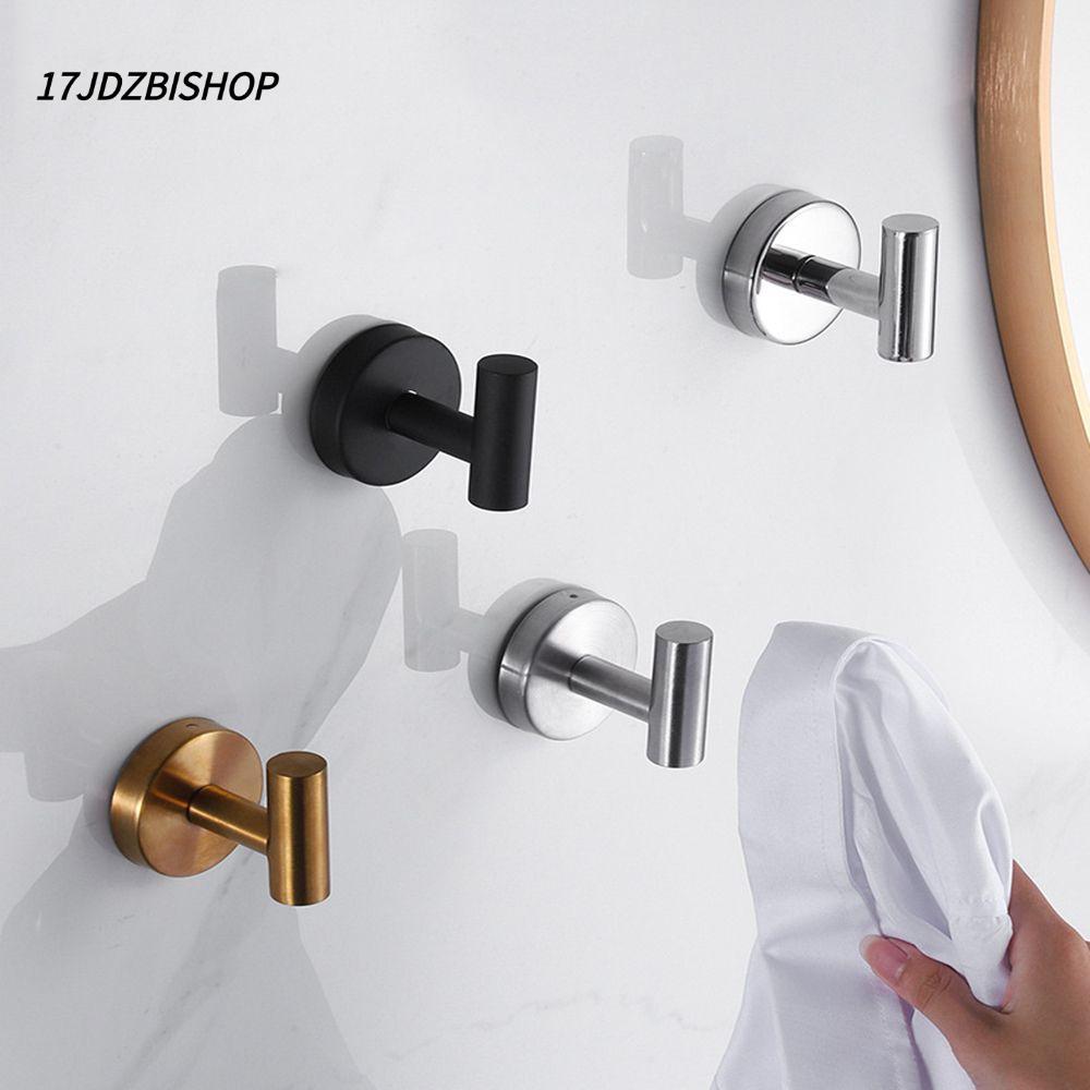 17JDZBISHOP Robe Hook Creative Decor Hook สําหรับเสื้อผ้ากระเป๋าหมวก Self-Adhesive Key Holder