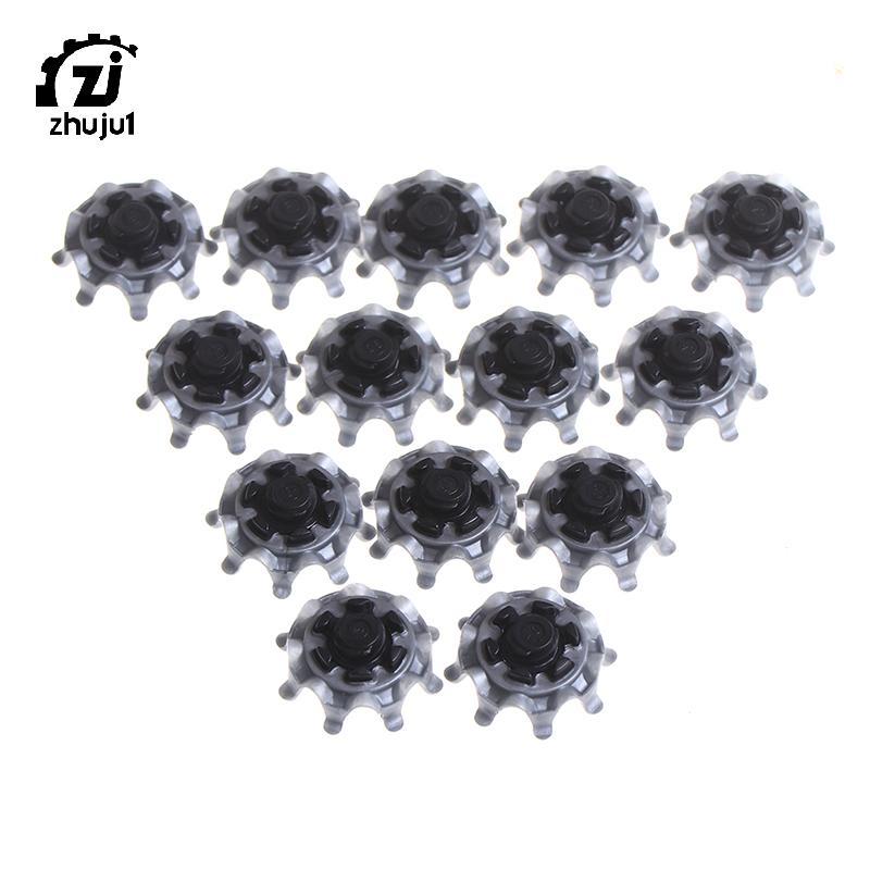 [zhuju1] 14x Silver Golf Shoes Spikes Fast Twist Studs Cleats Softspikes สําหรับ Footjoy Boutique