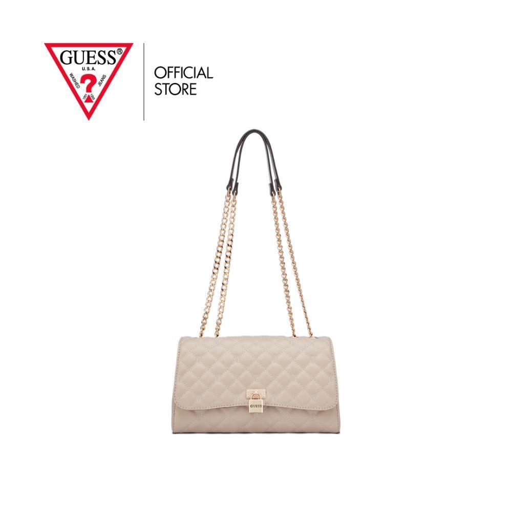 กระเป๋า Guess รุ่น LG198721 RAMONA CONVERTBLE CROSBDY FLAP สีเบจ