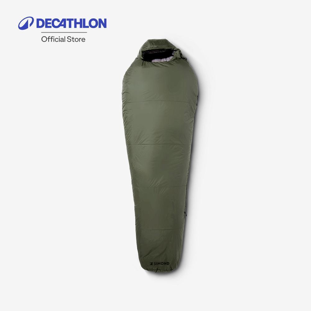 Decathlon Trekking Sleeping Bag Synthetic ถุงนอนเดินป่าบุวัสดุสังเคราะห์สำหรับสภาพอากาศ 0°C รุ่น Mt5