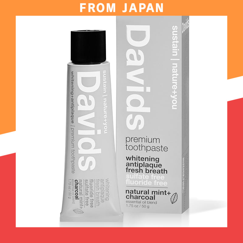 Davids Charcoal Whitening Toothpaste - Multiple Variants and Sets