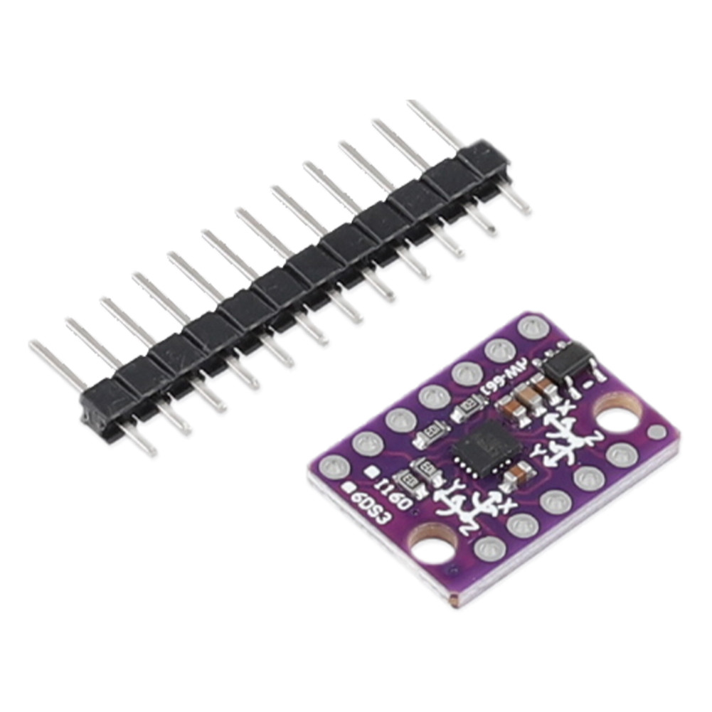 LSM6DS3 Accelerometer Gyro Digital Temperature Sensor Board ฝัง Breakout โมดูล 8kb FIFO บัฟเฟอร์ 5V 