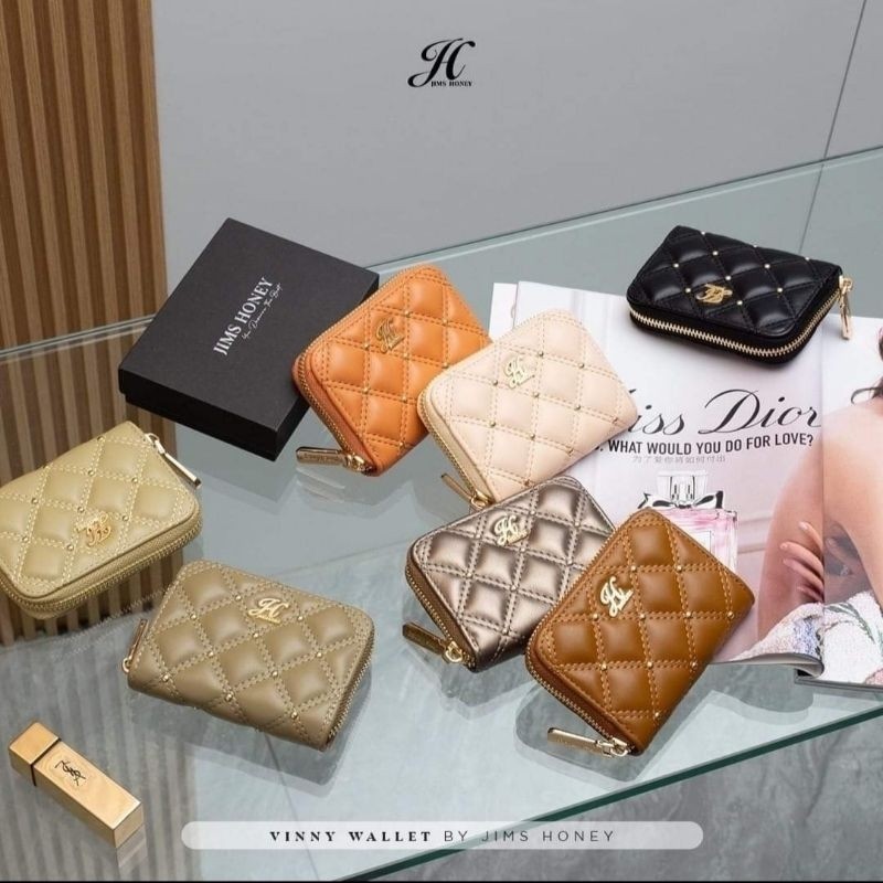 RISAOSHOP Vinny Wallet Free Box Jims Honey Womens Card Wallet