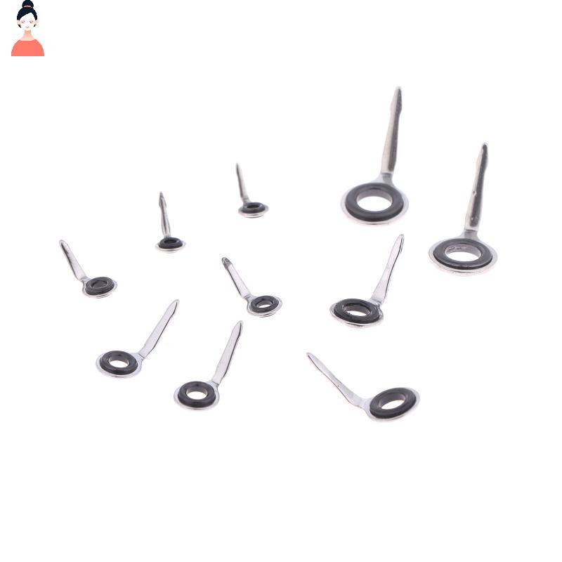 [WEE] 20PCS MKG 1.0S 1.5S 2.0S 3.0S Miniature Guide Series Non เซรามิคแหวนรุ่นตกปลา Rod Repair Guide