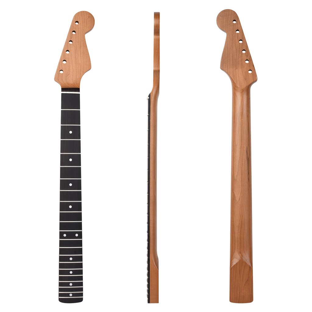 YXa-[Matte] 21st fret ST ที่จับกีตาร์ไฟฟ้า, คอเมเปิ้ลคั่ว, ชิงชัน เฟรตบอร์ด 9.5 "เรดาร์