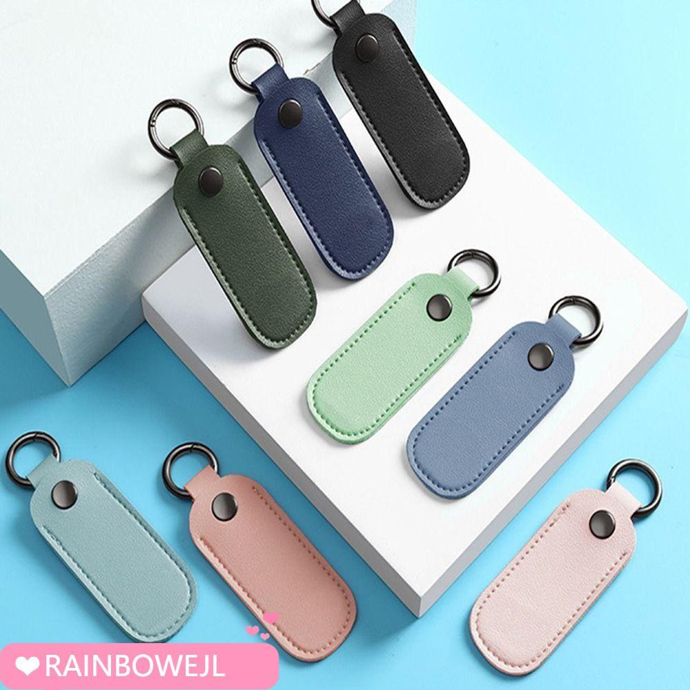 RAINBOWEJL U Disk Pouch Holder Key Ring Pendrive USB แฟลชไดรฟ์