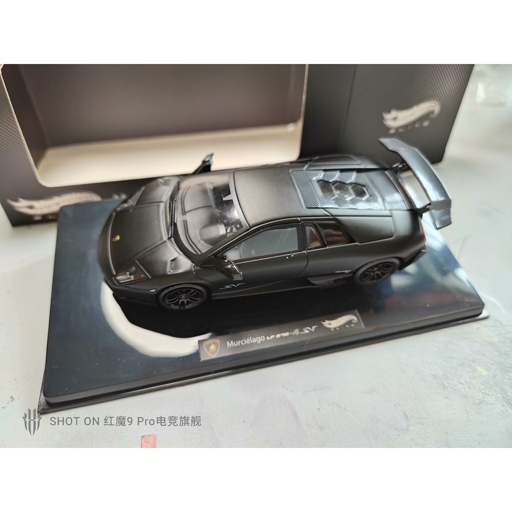 [Orphan] Hot Wheels ปกแข็ง Edition 1: 43 Lamborghini Bat lp670sv Matte Black