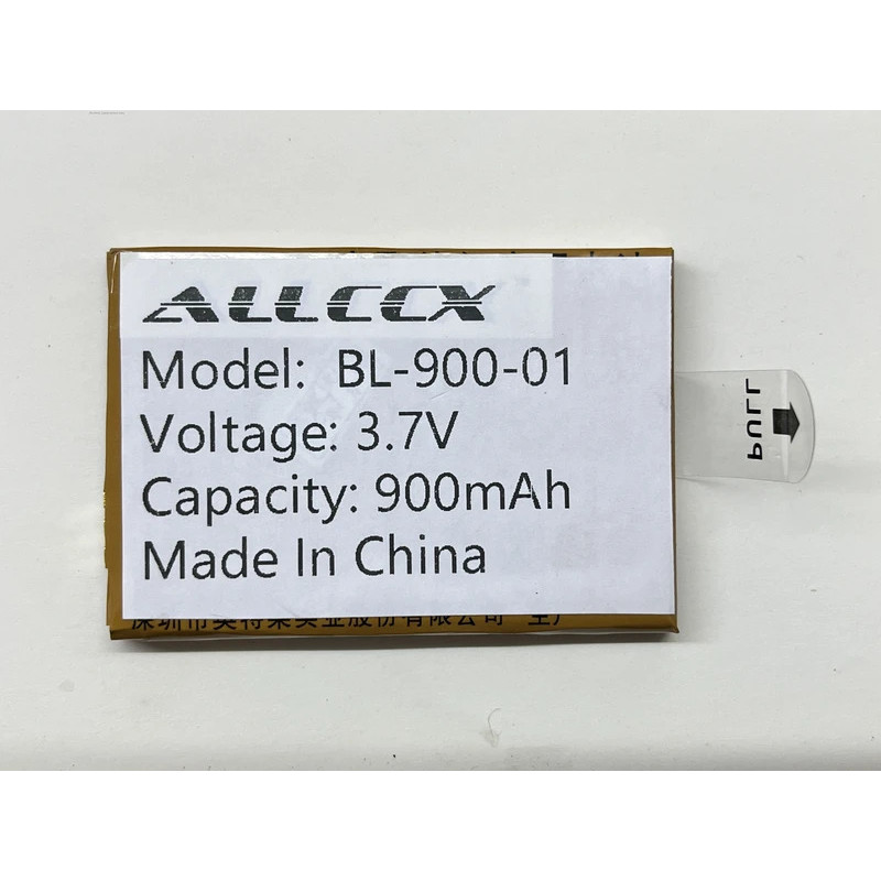 ALLCCX 3.7V 900mAh แบตเตอรี่สําหรับ LAMBORGHINI TL688, BL-700-01, BL-900-01