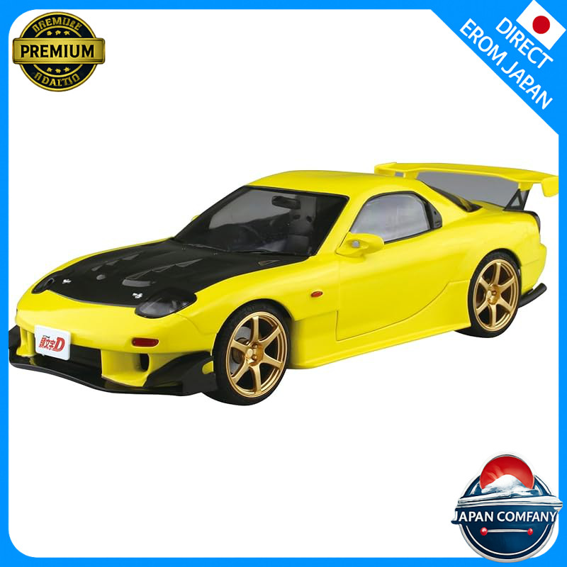Aoshima Bunka Kyozai Head Letter D No.8 Keisuke Takahashi FD3S RX-7 Project D Version 1/24 Scale Pla