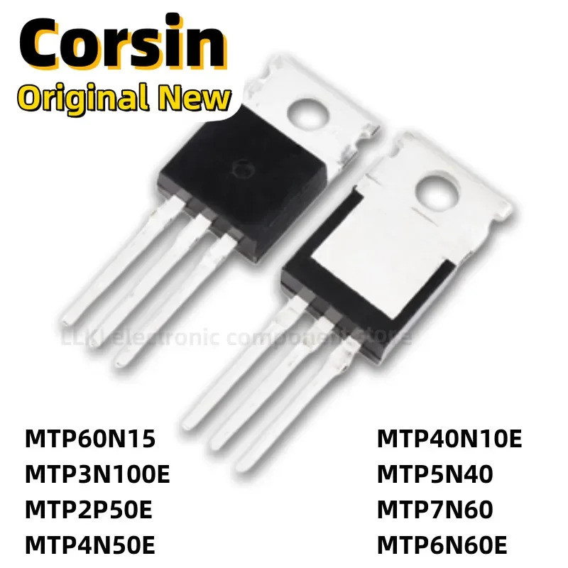 5PCS MTP60N15 MTP3N100E MTP2P50E MTP4N50E MTP40N10E MTP5N40 MTP7N60 MTP6N60E TO-220 MOS FET/สนามผลทร