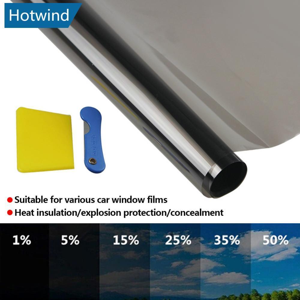 HW 300*75 ซม.หน้าต่างรถความเป็นส่วนตัว Tint ฟิล์ม Pearl Stick Auto ไวนิล Anti ดูกระจกสติกเกอร์ฟอยล์เ