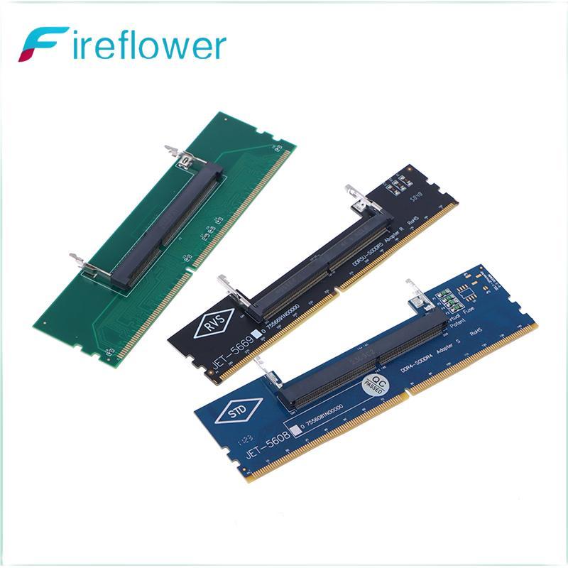 Fireflower DDR3 DDR4 DDR5 แล็ปท็อป SO-DIMM ไปยังเดสก์ท็อปอะแดปเตอร์การ์ดแปลงหน่วยความจํา RAM Connector อะแดปเตอร์ Nice