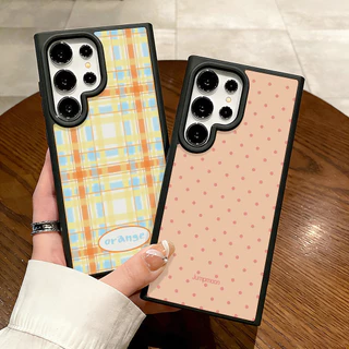 INS เคส For Samsung A57 A07 A56 A37 A17 A16 A36 A06 A05S A55 A54 S25 S24 S26 Ultra S23FE A35 A34 อะคริลิกฝ้า เคสโทรศัพท์