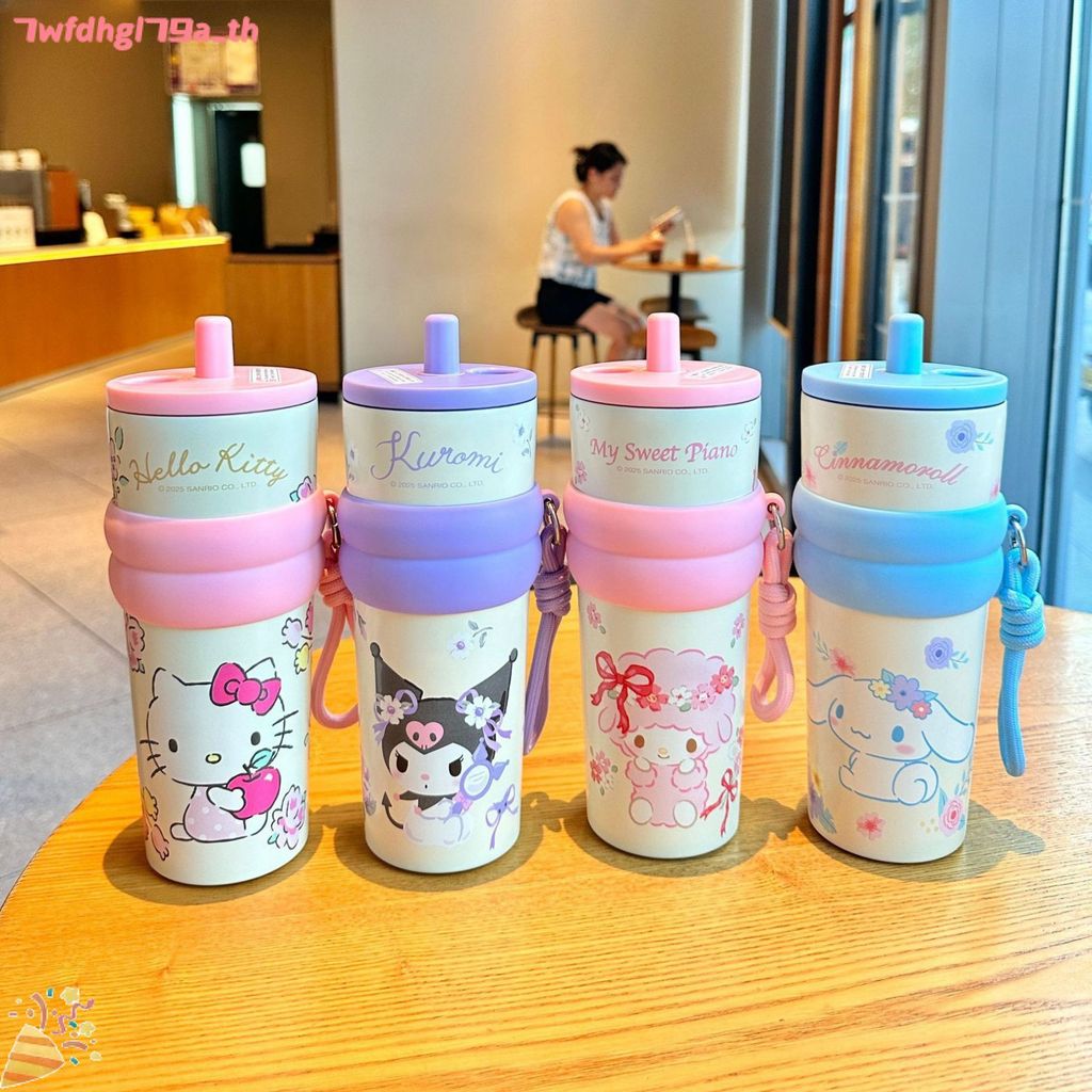 แก้วใส่น้ำแข็งสแตนเลส 316 ขนาด 710 มล. แก้วเก็บความเย็นพร้อมหลอดดูด ขวดน้ำสำหรับผู้หญิง พกพาสะดวก