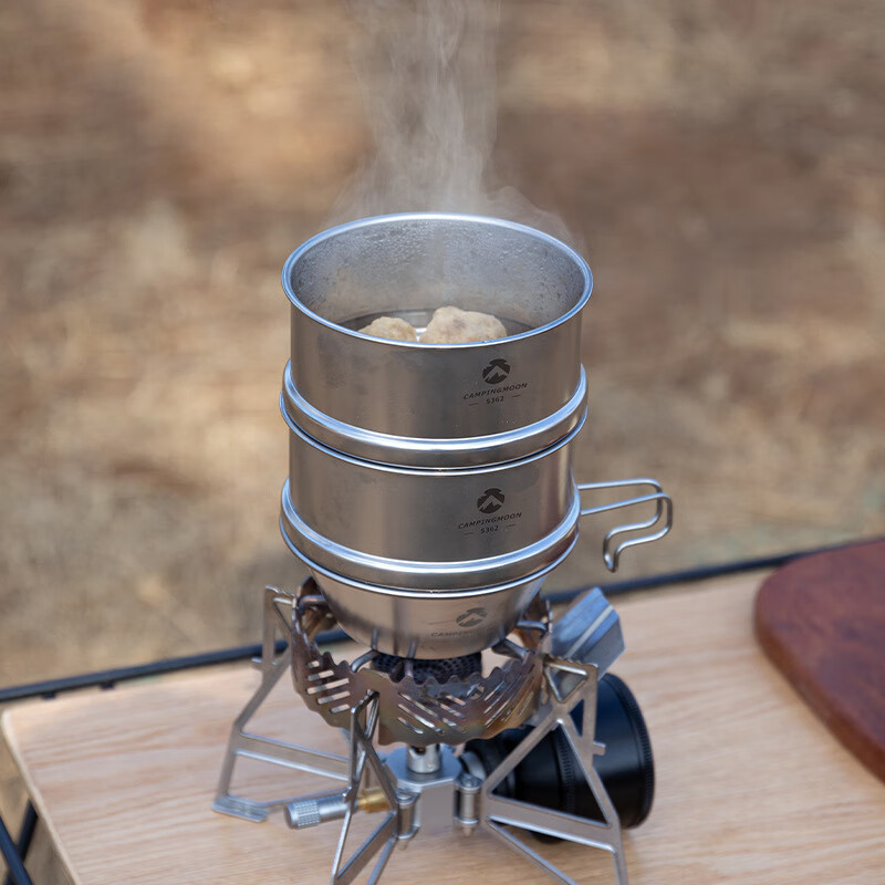 Coman Steamer Steamer Steamer Coman สแตนเลสกลางแจ้ง Xiaolongbao Steamer Shera Steamer Grate S362
