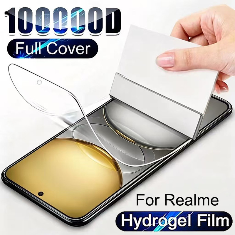 สําหรับ Realme C85 Pro C83 C75 C75X C73 C71 C67 C65 C63 C61 C55 C51 C53 C3 C11 C12 C15 C17 C20 C21 C21Y C25 C25S C25Y C30 C30S C31 C33 C35 Note 80 70 70T Note 60 60X 50 Anti-Spy ความเป็นส่วนตัวคลุมทั้งหมด Hydrogel ฟิล์มป้องกันหน้าจอฟิล์มนุ่มไม่แก้ว
