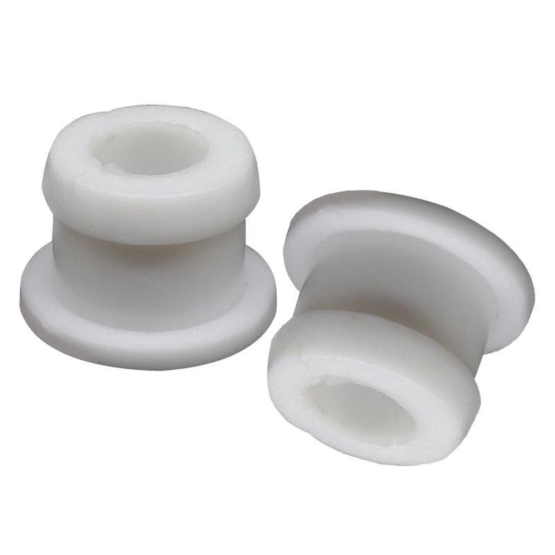 DG9Z-7K340-A 2 ชิ้น AT Shifter สาย Bushings เกียร์ End Connector แขนพลาสติกสีขาว Fit สําหรับ Ford Tr