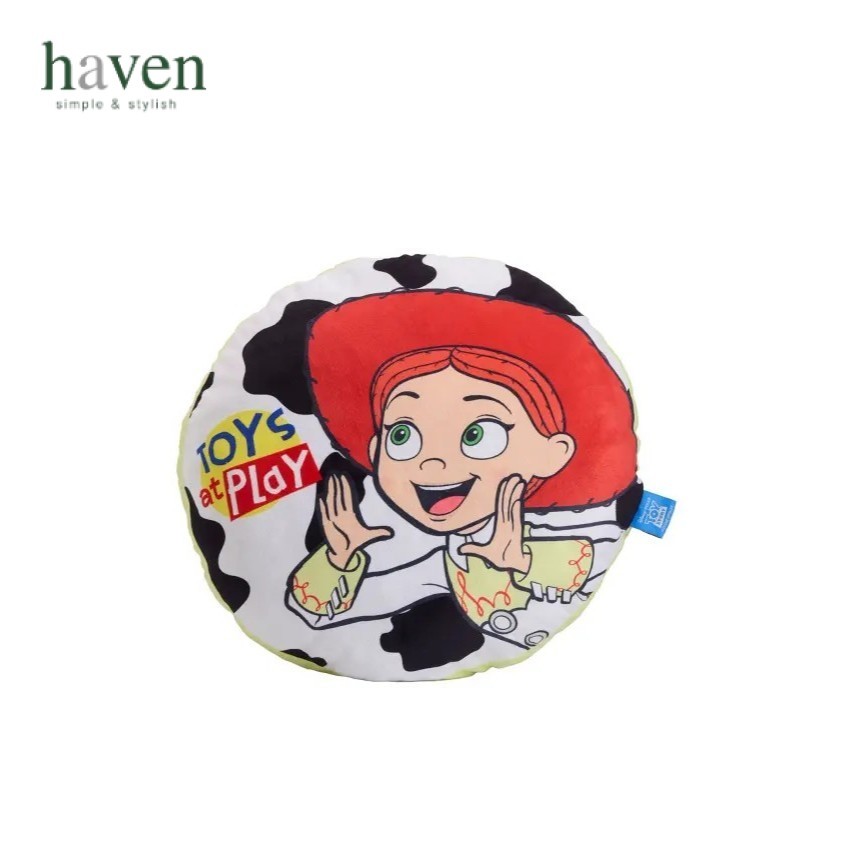 Haven x Toy Story หมอนอิง ลาย Jessie ขนาด 50x50x7 ซม. หลากสี