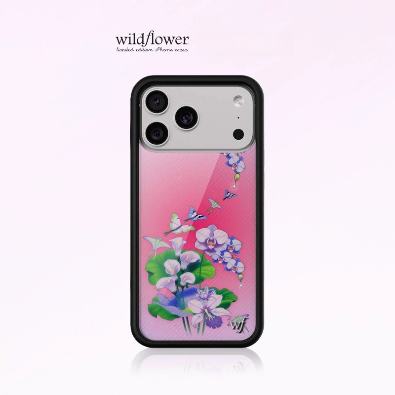 ดอกไม้ป่าผีเสื้อ Dreams WF เคสโทรศัพท์สําหรับ iPhone 17 Pro Max 11 12 13 14 15 Pro Max 14 15 Plus ซิลิโคนกันกระแทกฝาหลัง WF Casing สําหรับ iPhone 16 Pro Max 16 Plus