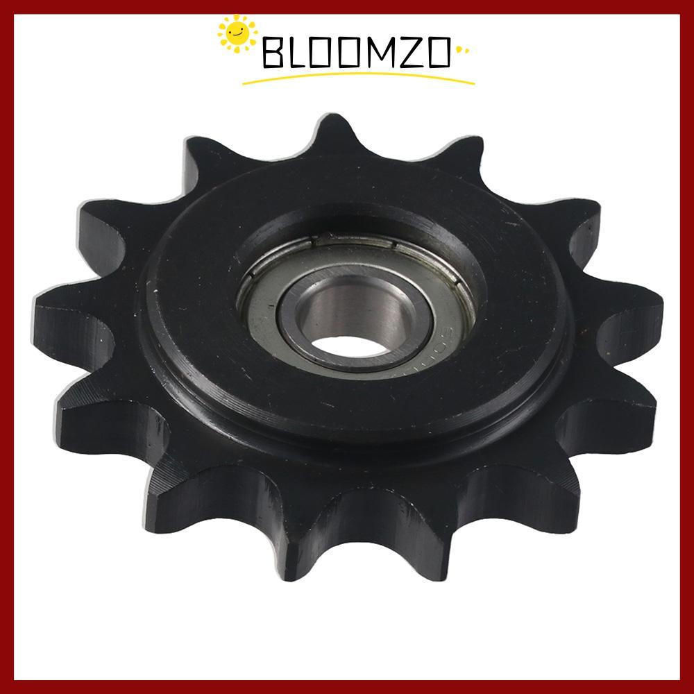 in stockBLOOMZO โซ่ Idler Sprocket, C45 เหล็กคาร์บอน 10 มม.Bore 1/2 "Pitch นูน Idler Gear, สีดําออกไซด์ 13 ฟันเฟือง Tensioner สําหรับ ISO 08B โซ่|ทรานซิสเตอร์