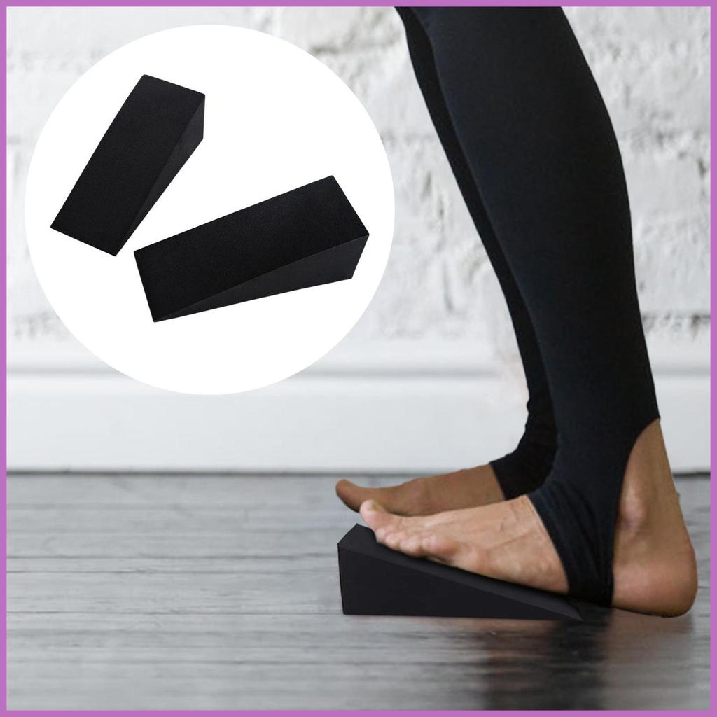 Squat Wedge Blocks กันน้ําลูกวัวยืด Wedge Slant Board Anti-Slip ฟิตเนสเอียง Boards เท้ายืด Wedge vzh