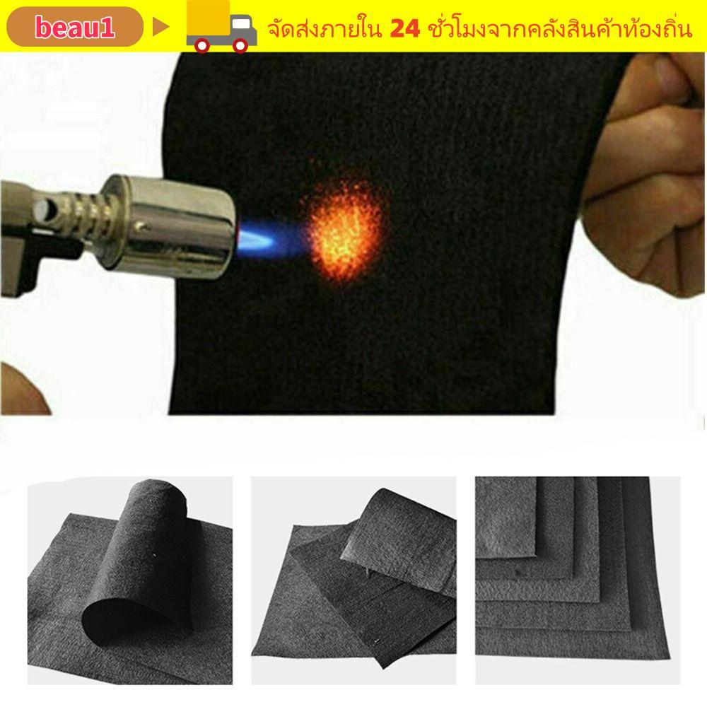 บิว1 ผ้าห่มป้องกันการเชื่อม, สักหลาดคาร์บอนไฟเบอร์อุณหภูมิสูง, การเชื่อมฉนวนกันความร้อนคาร์บอนไฟเบอร์สีดําที่ทนทาน