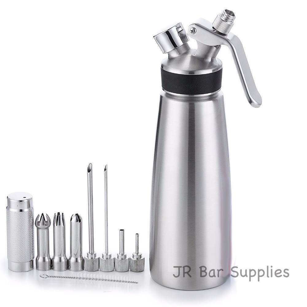 เครื่องจ่ายวิปครีม สแตนเลส 100% - Professional Whipper - 1 Pint (500ml) ขนาดใหญ่ - ชุด Gourmet