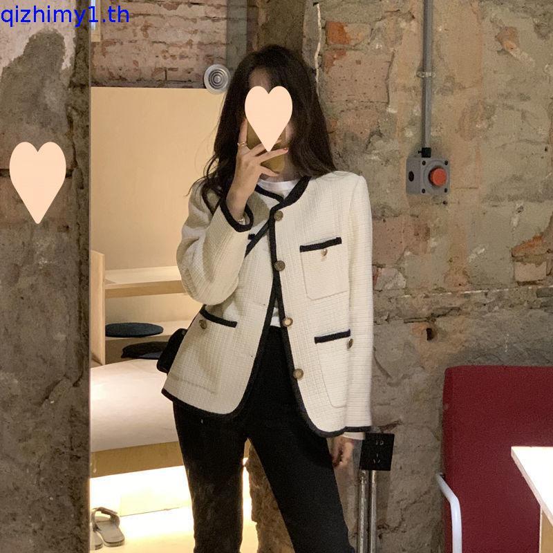Claire Blazer - เสื้อคลุมผ้าทวิต เสื้อทวิตแขนยาว เบลเซอร์ผ้าทวิต มีซับในทั้งตัว Blazer oversized สไต