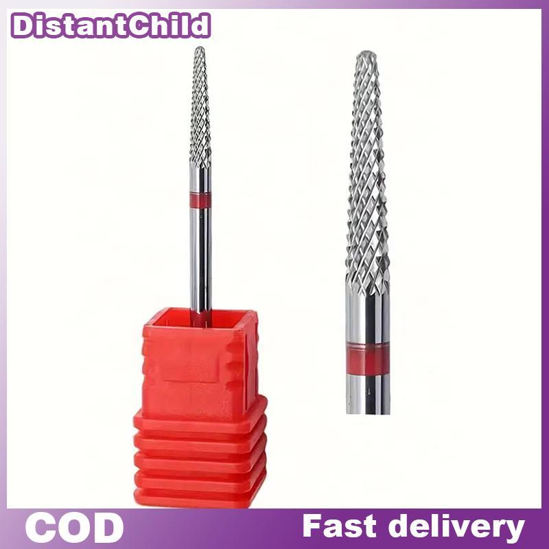 DSTH Pro ทังสเตนคาร์ไบด์เจาะเล็บ Bits Nail Art สว่านไฟฟ้าเครื่องไฟล์เล็บเครื่องมือ Cuticle Remover B
