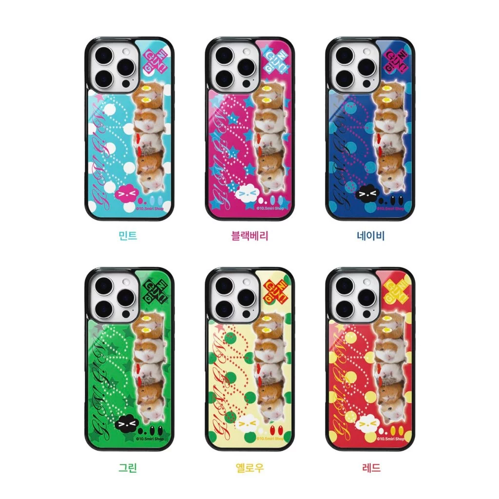 สไตล์เกาหลี ins Ouni สไตล์เดียวกันน่ารัก Yameng Polka Dot Guinea Pig เหมาะสําหรับ iphone17pro/17promax เคสป้องกัน Apple 16 เคสโทรศัพท์ 16promax เคสป้องกัน 15/13/14 กรณี 11/12/12promax/17air/15plus