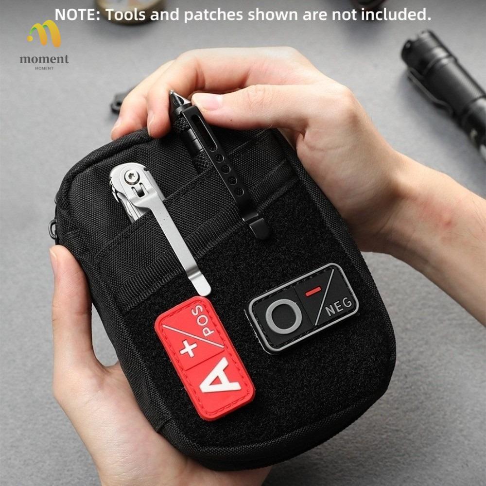 MOMENT กระเป๋าเก็บเครื่องมือ, Multi Tools Multi-function EDC Organizer กระเป๋า,แบบพกพาซิปขนาดเล็กยูท