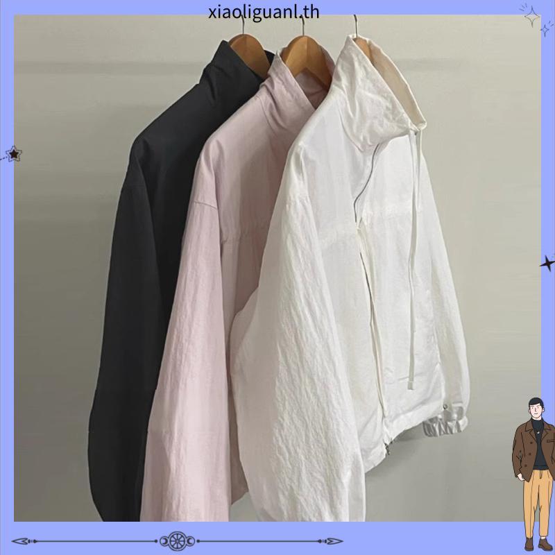 มาใหม่พร้อมส่ง💖 (AP240) Fila bow bomber jacket เสื้อกันหนาว คอตั้ง เอวจั๊ม ผ้าร่ม สไตล์เกาหลี