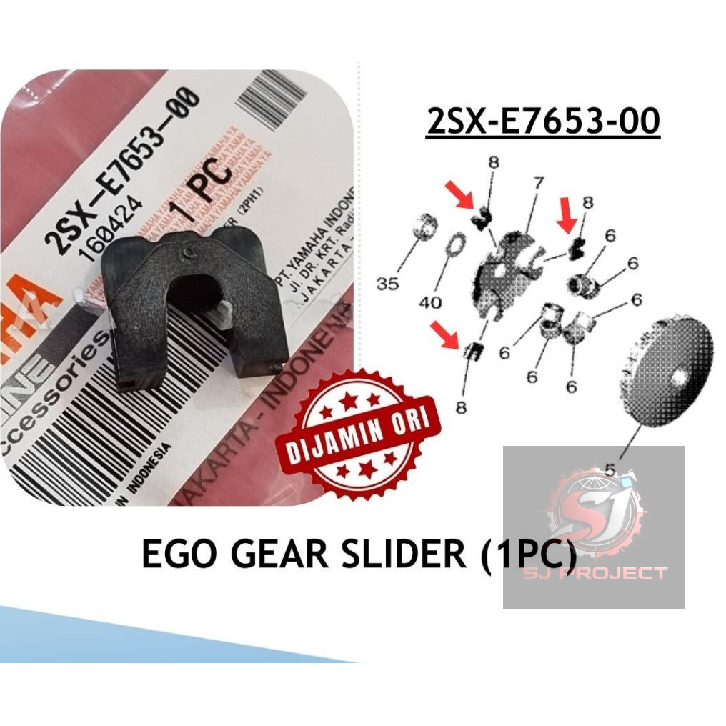 Yamaha Ego Gear Cam Slider - 2SX-E7653-00