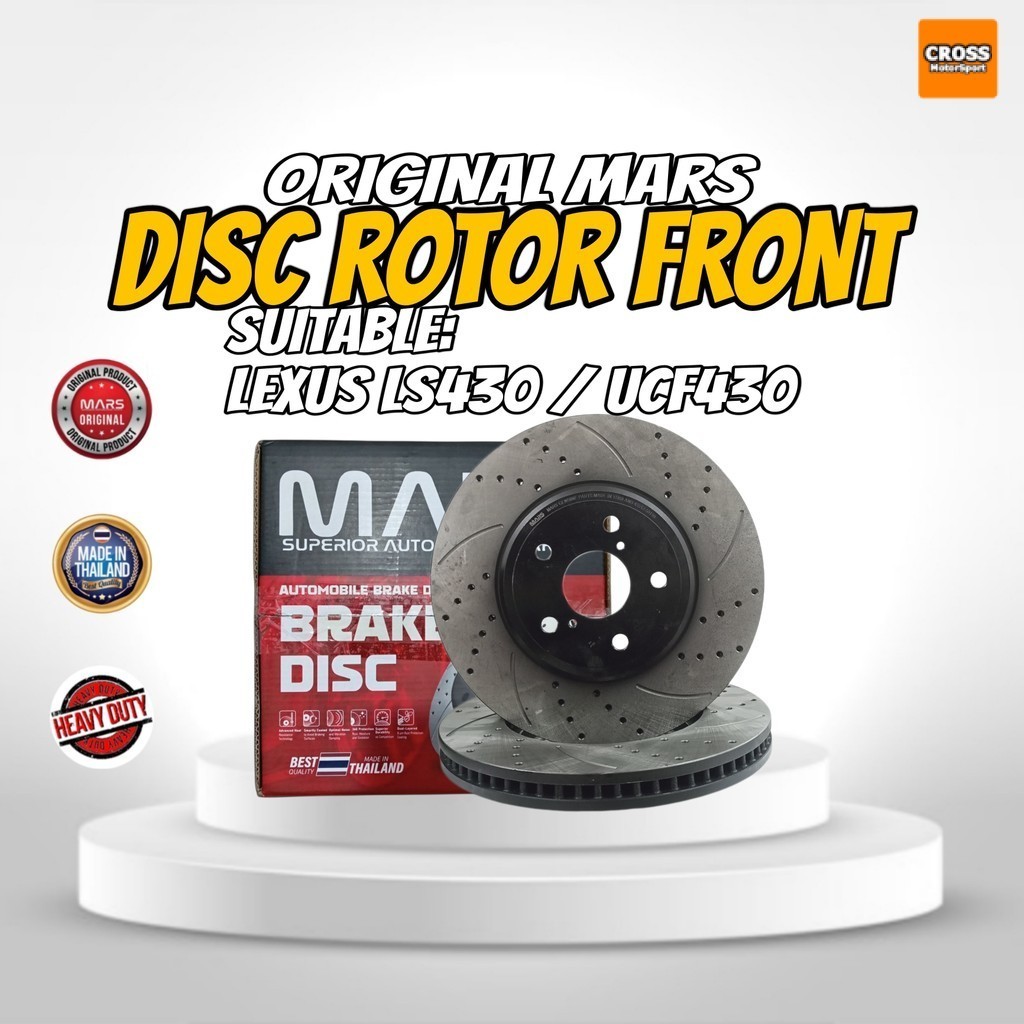 MARS DISC ROTOR (FRONT) สําหรับ LEXUS LS430 UCF430