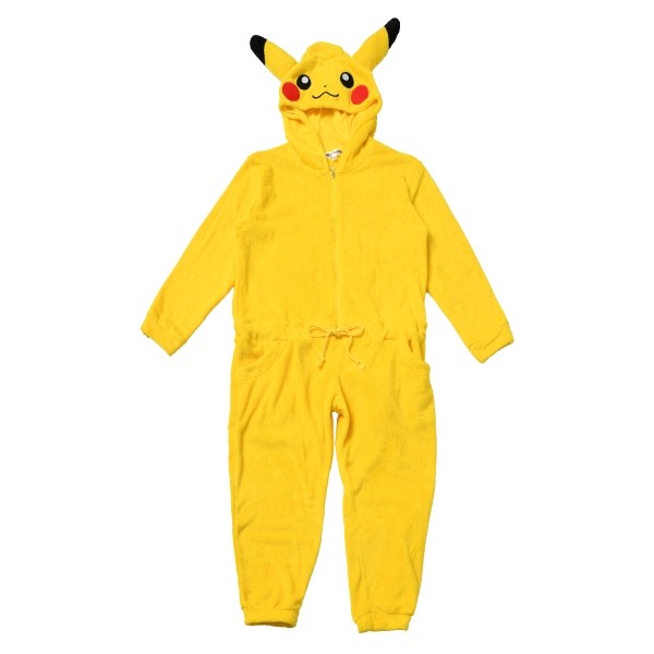 [Direct from Japan] Pokemon Pikachu Kigurumi Onesie Costume Fleece Pajamas Cosplay Halloween Party D