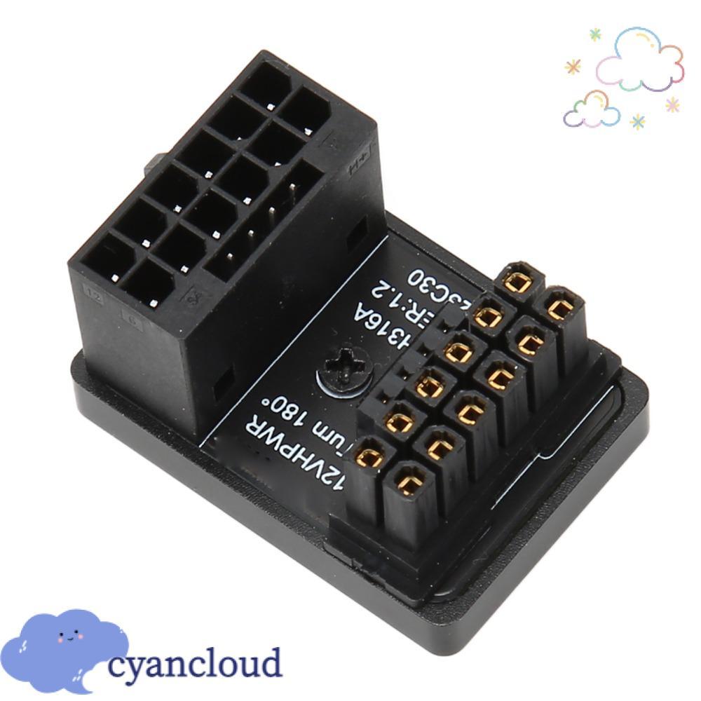 CYANCLOUD GPU PCIe Connector, PH316 TypeA Plug and Play GPU Power Adapter, ทนทาน 12 + 4 ขา 180 องศาม