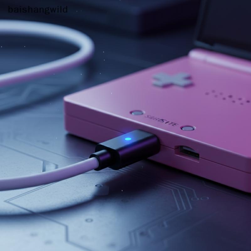Bwth สายชาร์จ USB-C พร้อมไฟ LED สําหรับ GBA SP Game Boy Advance Jelly